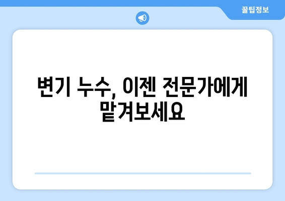 전라남도 강진군 한학리 변기 누수 해결 가이드 | 변기 누수 원인, 해결 방법, 전문 업체 정보